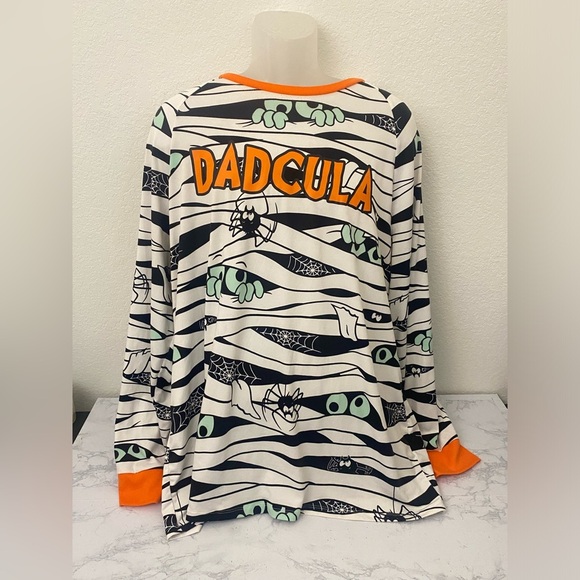 celebrate Other - Dadcula Halloween Mens Pajama Top Sz 2X Mummy Spider Pullover Celebrate​